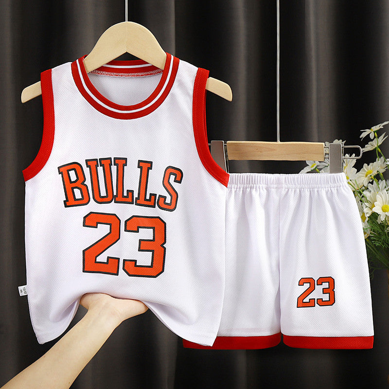 Two-Piece, Jersey and Shorts Kids' Basketball Uniform Set