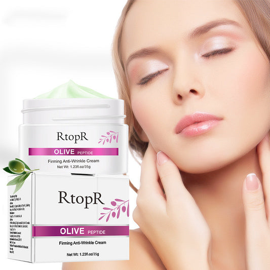 RtopR Olive Oil Peptide Anti-Wrinkle Firming Cream - Youthful Skin, Smooth Skin, Increased Elasticity