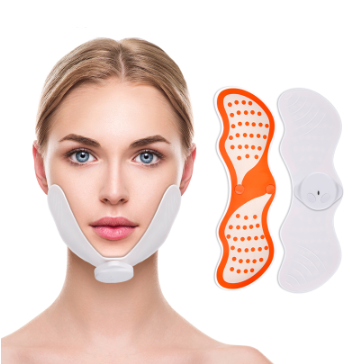 Women's V-Shaped Facial Lifting Device - Premium EMS Pulse Muscle Stimulator & Anti-Aging Abdominal Masseter Contouring Mask