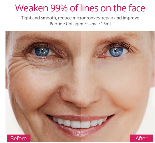 Vibrant Glamour Peptide Collagen Facial Serum To Tighten And Reduce Fine Lines