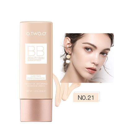 O.TWO.O Waterproof Moisturizing BB Cream & Liquid Foundation – Natural, Smooth Finish (30ML)