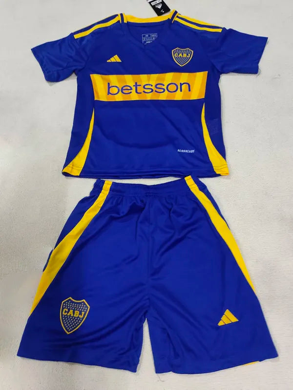 2025 Boca Juniors Home Kids Soccer Jersey