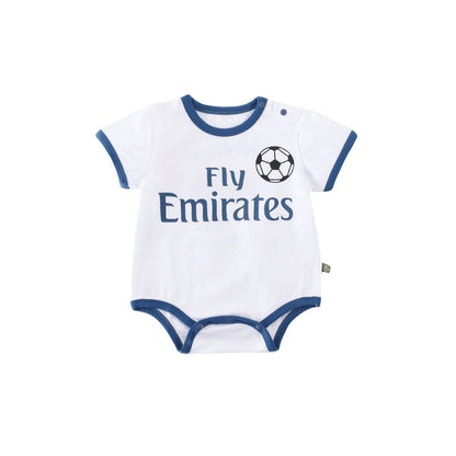 Baby Football Romper – Soft Cotton Sportswear for 0–12 Months