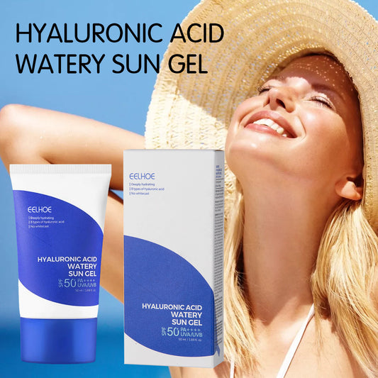 EELHOE Hyaluronic Acid Moisturizing UV-Resistant Sunscreen Gel 50ml SPF:50+ PA:++++