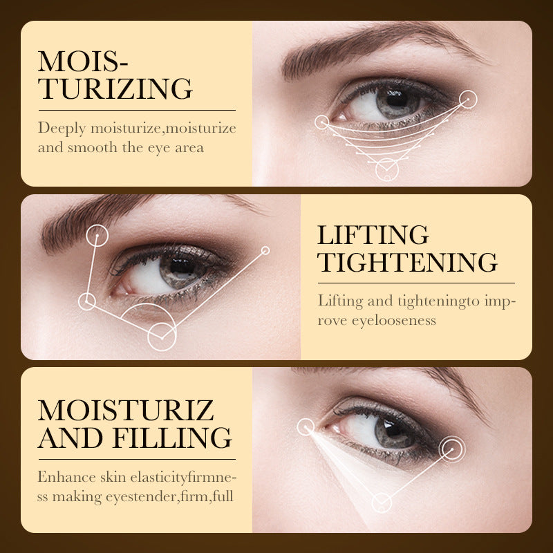 24K Hyaluronic Acid Anti-Wrinkle Multi-Effect Gold Eye Cream 40g