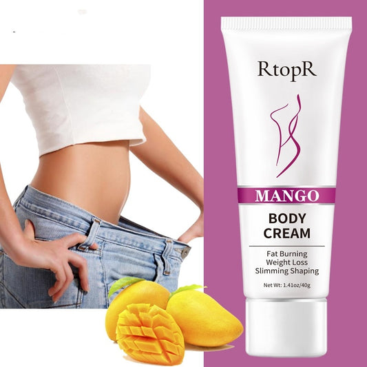 RtopR Mango Slimming & Body Tightening Cream – Targeted Fat Reduction for Abs, Thighs & Arms (No Diet/Surgery Needed)
