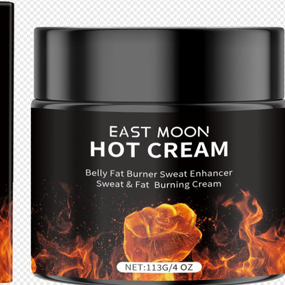 East Moon Men's Hot Cream: Slimming, Firming & Moisturizing Workout Enhancer with Ginger & Grape Seed Oil