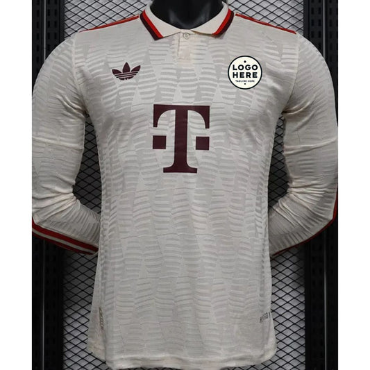 Bayern Third Long Sleeve Player Version Soccer Jersey