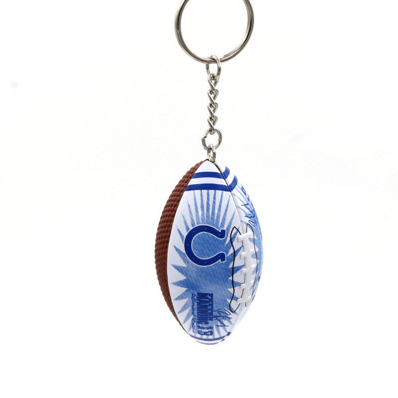 Football Rugby Keychain Bag Pendant