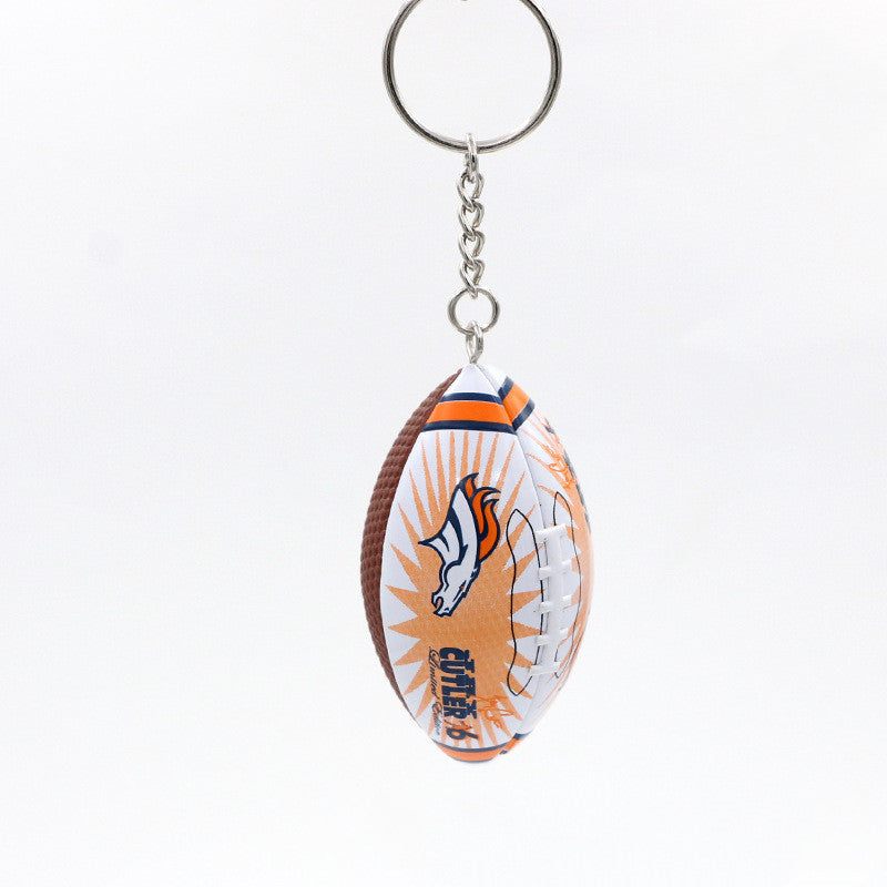 Football Rugby Keychain Bag Pendant