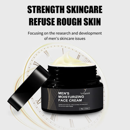 Men's Moisturizing Face Cream: Anti-Wrinkle, Hydrating & Refreshing with Hyaluronic Acid & Natural Extracts