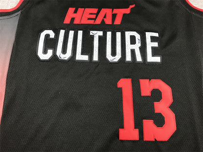 Miami Heat ADEBAYO # 13 Black City NBA Jerseys