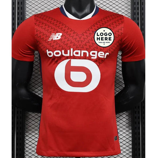 Lille Home Player Version Soccer Jersey
