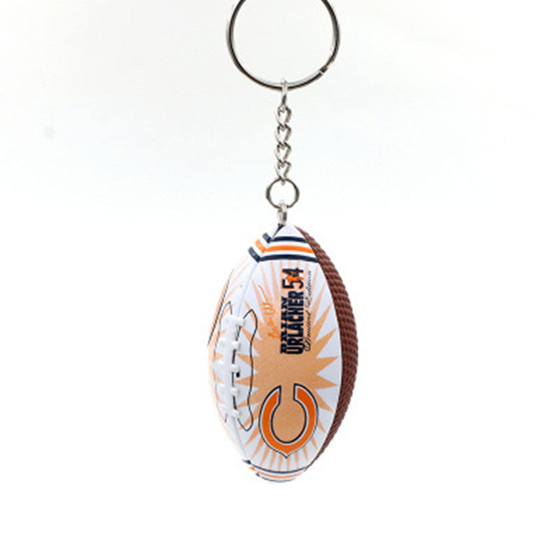 Football Rugby Keychain Bag Pendant