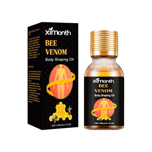 Ximonth Bee Venom Lymphatic Slimming Oil – Natural Body Shaping & Fat Burning Massage Oil