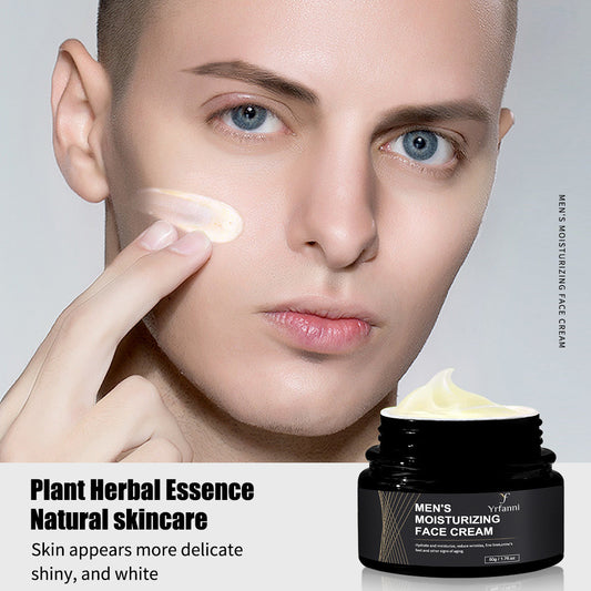 Men's Moisturizing Face Cream: Anti-Wrinkle, Hydrating & Refreshing with Hyaluronic Acid & Natural Extracts