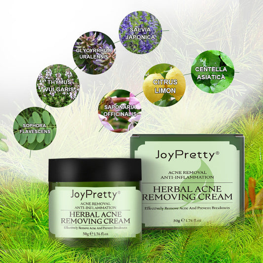JoyPretty Herbal Pore Refining Acne Cream – Sophora & Thyme Extract Balancing Facial Moisturizer
