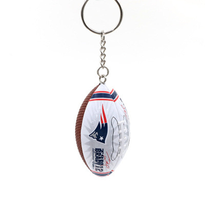 Football Rugby Keychain Bag Pendant