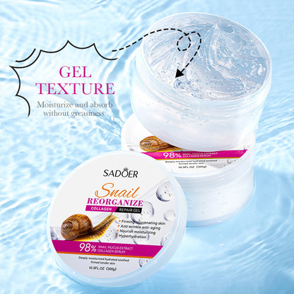 SADOER Snail Extract & Recombinant Collagen Face Cream – Anti-Aging, Wrinkle & Scar Repair 300g