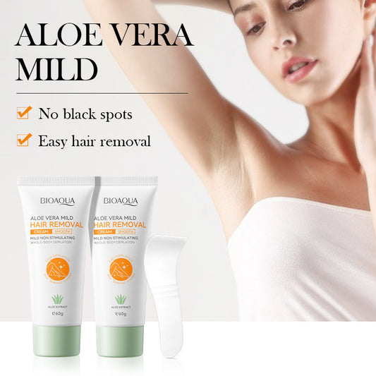 BIOAQUA Aloe Vera Mild Depilatory Cream Non-irritating Fast Hair Removal