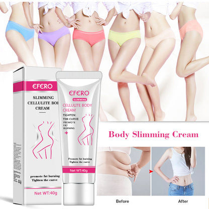 EFERO Waist Thinning, Abdominal Shaping Massage Cream and Essential Oil Set 40g
