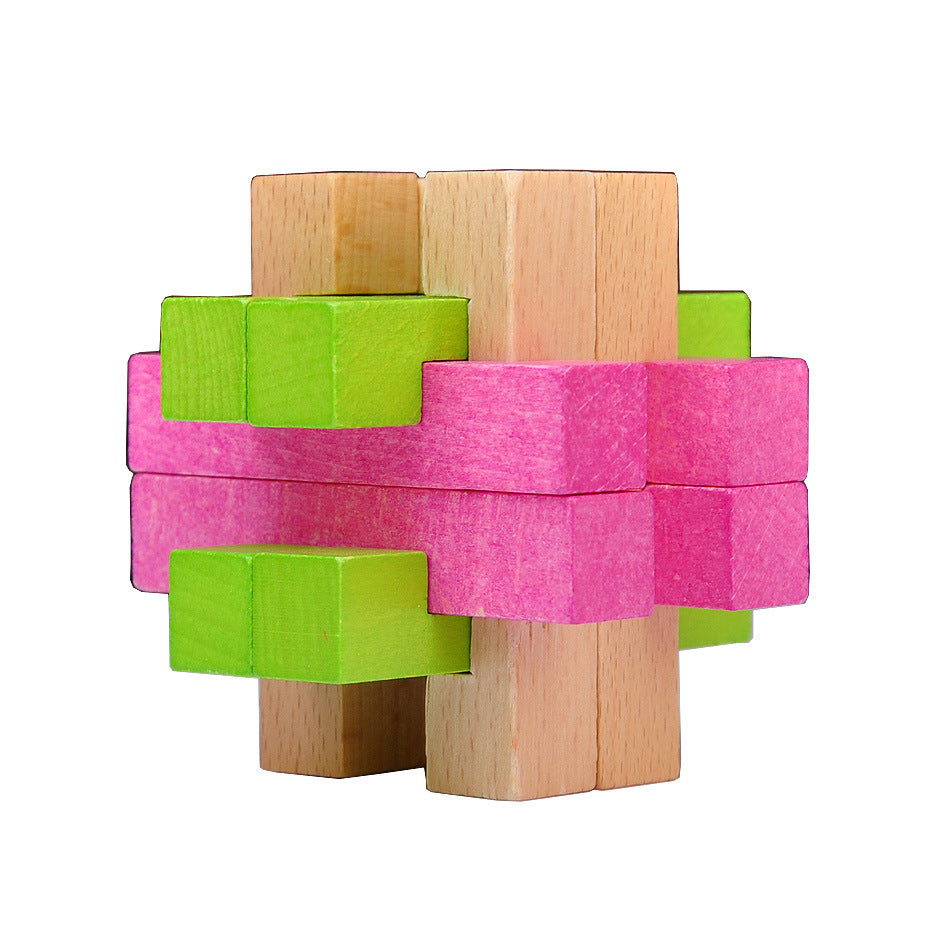 Kongming Lock / Luban Lock Wooden Educational Toy