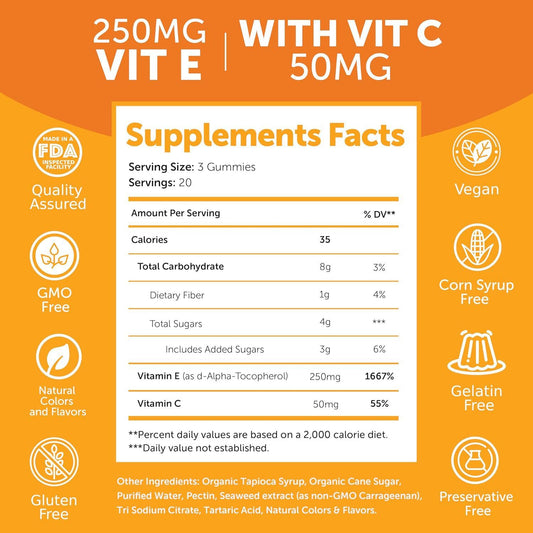 Vitamin E Gummies - ONLY USA