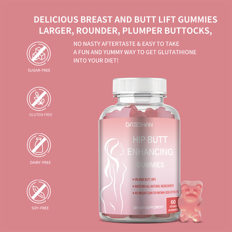 Dazeshon Hip & Butt Enhancing Gummies - Hip and Breast Enlargement Supplement Support