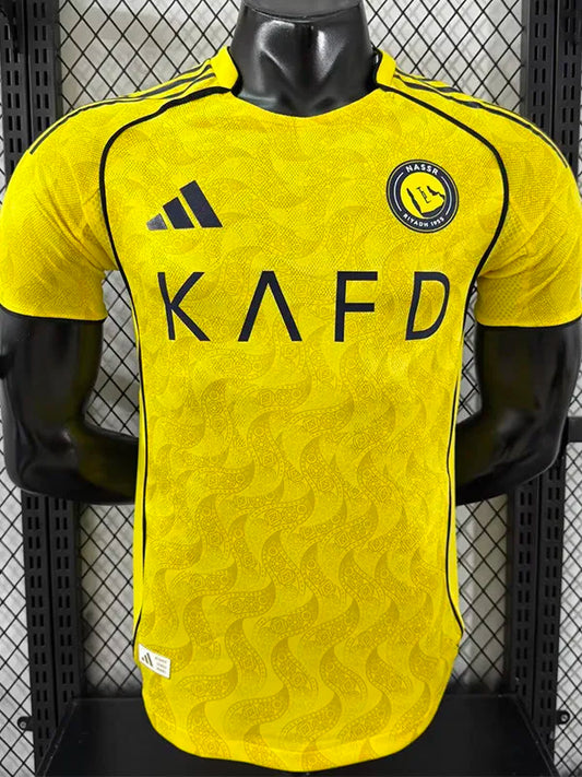 2025-26 AL-Nassr Home Player Version Soccer Jersey - Cristiano Ronaldo jersey