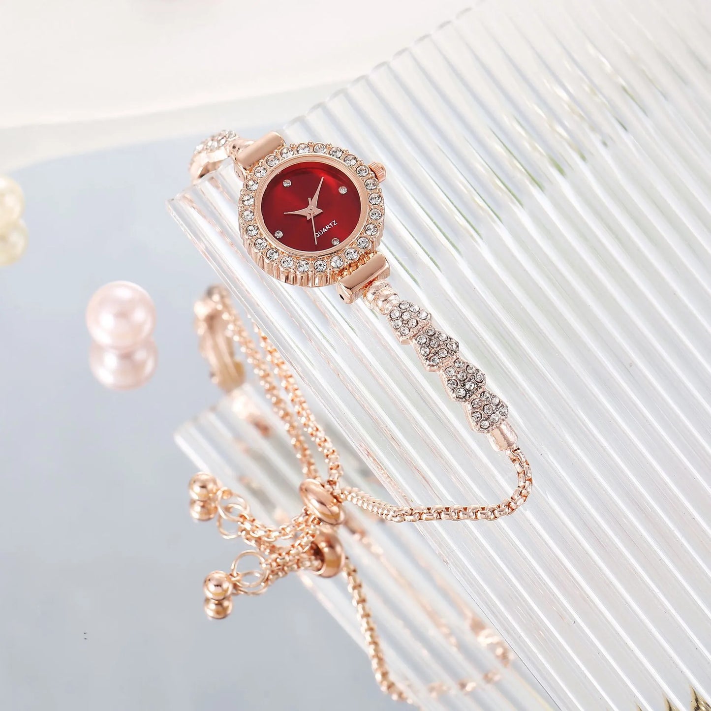 Adjustable Bracelet Women's Quartz Watch
