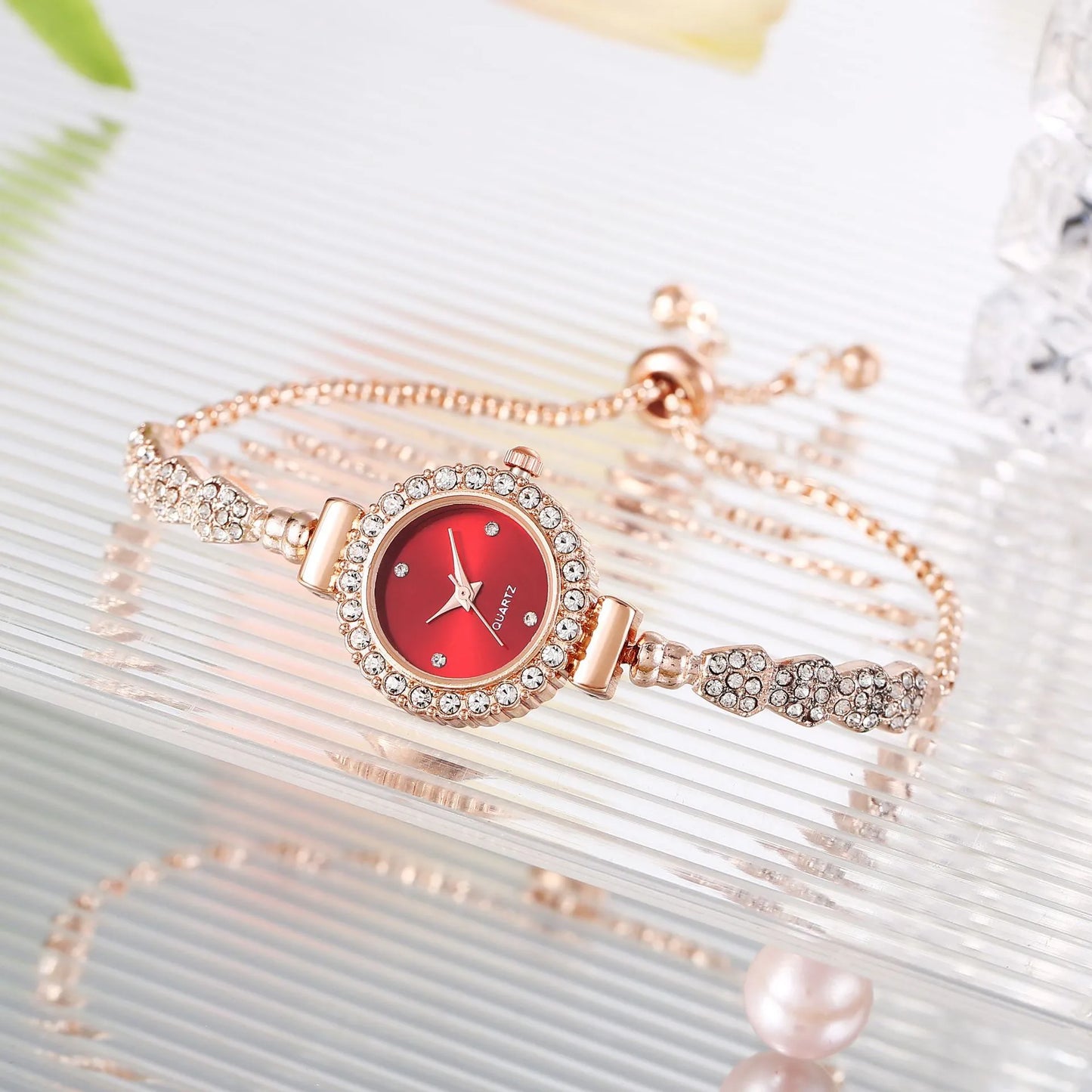 Adjustable Bracelet Women's Quartz Watch