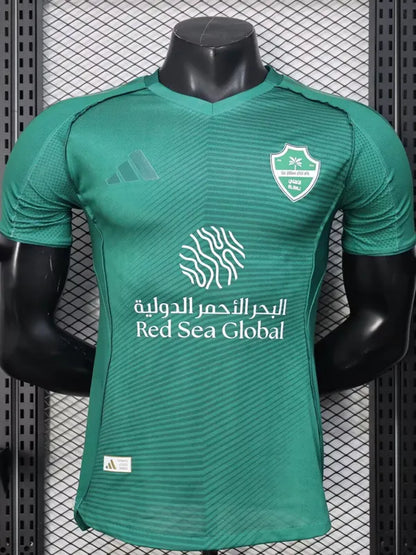 2025-26 Al-Ahli Saudi Green Player Version Soccer Jersey