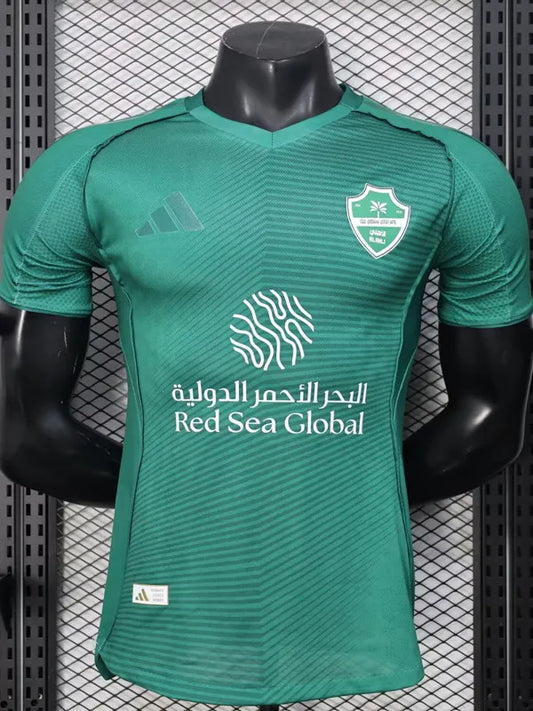 2025-26 Al-Ahli Saudi Green Player Version Soccer Jersey