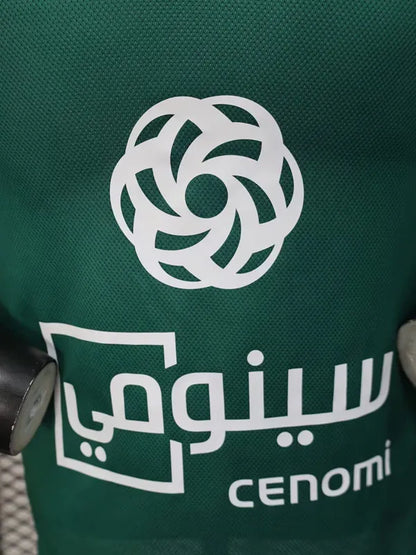 2025-26 Al-Ahli Saudi Green Player Version Soccer Jersey