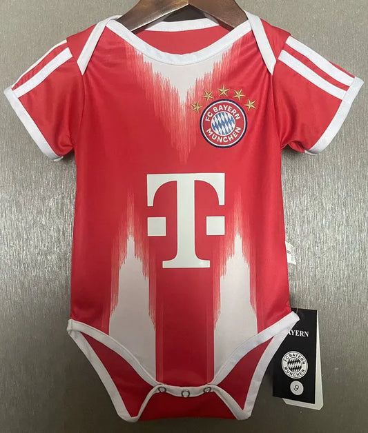 2025-26 Bayern Home Baby Player Soccer Jersey Suit - Bayern Munchen Baby Kit