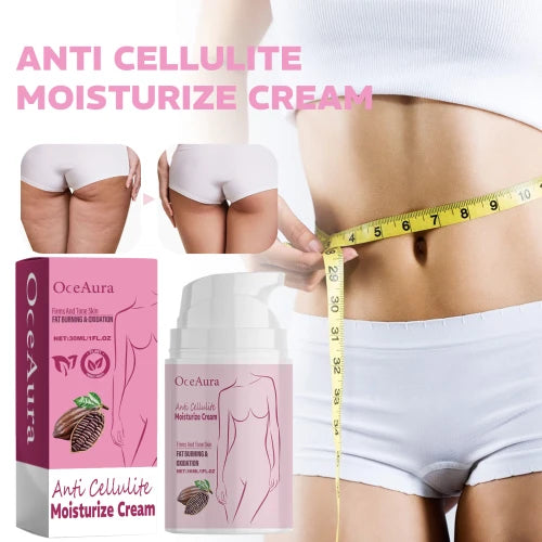 OCEAURA Women's Anti-Cellulite & Firming Cream (30ml) – Natural Fat Burning & Moisturizing