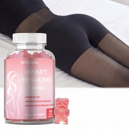 Dazeshon Premium Hip & Butt Enhancing Gummies - Advanced Natural Glutathione, Lower Body Plumping & Booty Lifting Support (60 Vegan Gummies)