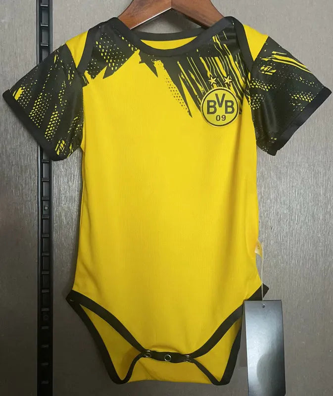 2025-26 Borussia Dortmund Home Baby Player Soccer Jersey Suit - Dortmund Baby Kit