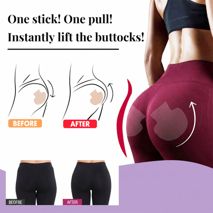 EELHOE Instant Buttock Lift Tapes - Invisible, Transparent & Waterproof Lower Body Contouring & Booty Shaping Adhesive Strips (10 Pieces)