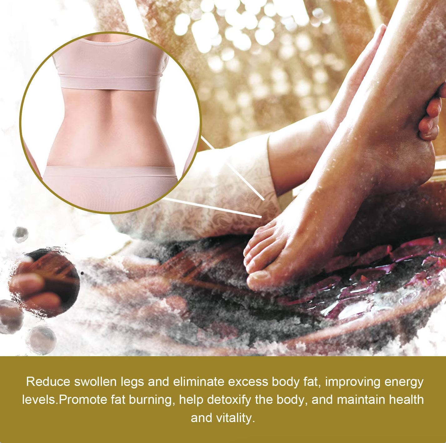 SOUTH MOON Lymphatic Detox, Fat Burner, Slimming, Insomnia Relief, Leg Swelling and Varicose Veins Support Gel