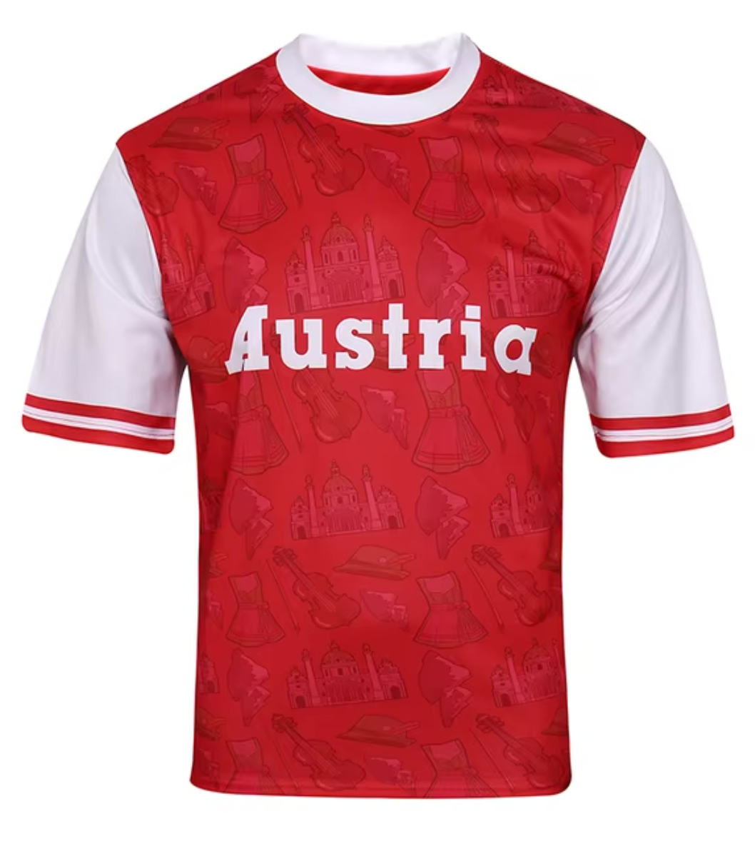 Top 24 of the European Football Soccer Jersey -  Romania, Poland, Austria, Czech, Croatia, Denmark, Turkey, Hungary...