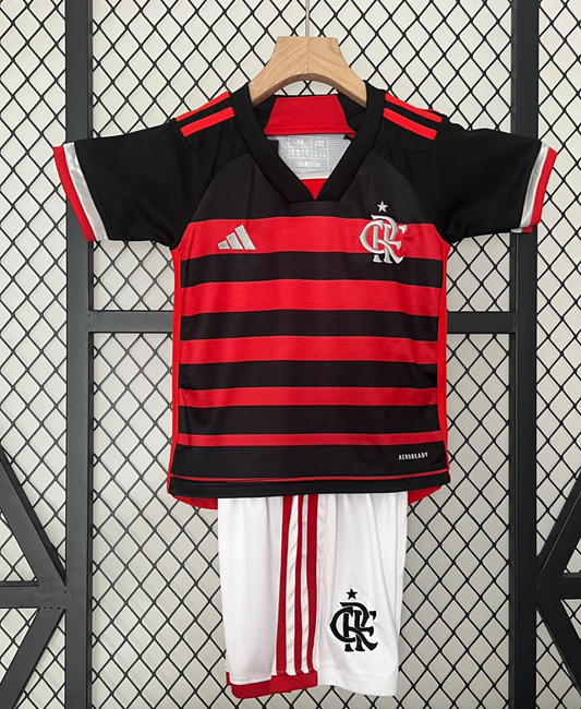 2025 Flamengo Home Kids Soccer Jersey