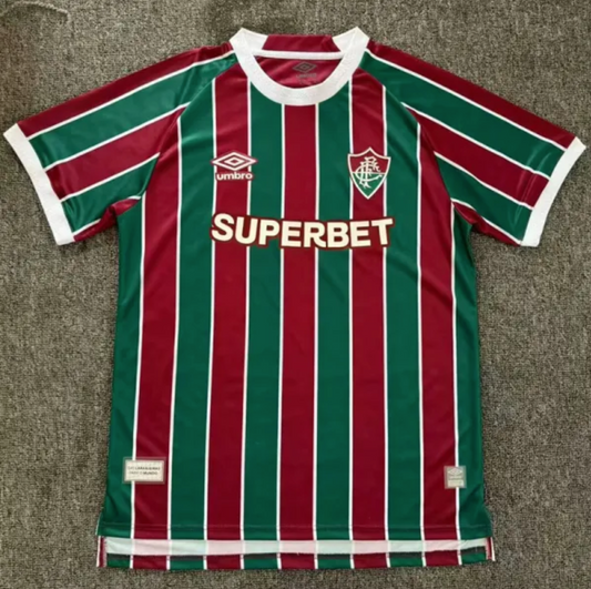 2025-26 Fluminense Home Kids Soccer Jersey