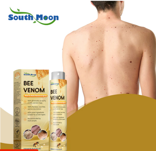SOUTH MOON Bee Venom Wart Removal Support Spray – Gentle, Effective & Skin Repairing for All Warts (Genital & Body)