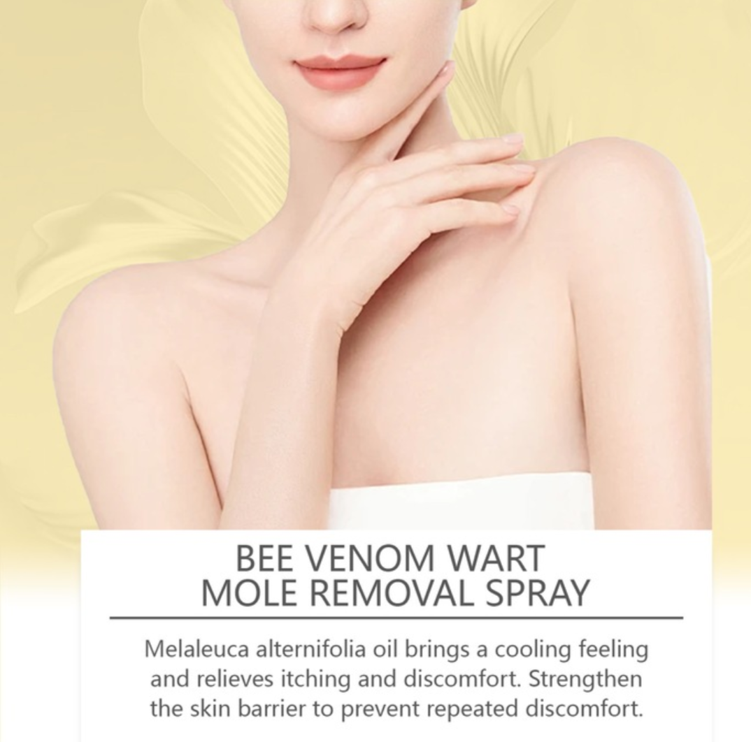 SOUTH MOON Bee Venom Wart Removal Support Spray – Gentle, Effective & Skin Repairing for All Warts (Genital & Body)