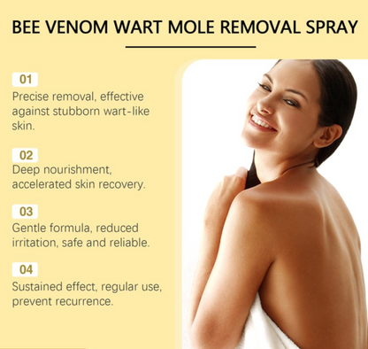 SOUTH MOON Bee Venom Wart Removal Support Spray – Gentle, Effective & Skin Repairing for All Warts (Genital & Body)