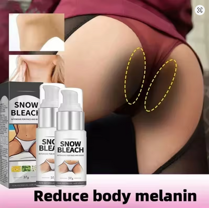JAYSUING Face, Body and Intimate Area Whitening Snow Bleach Cream Fast Bleaching Brighten Inner Thigh Cream Bleach for Intimate Area