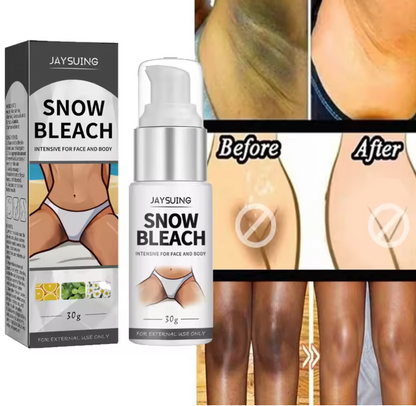 JAYSUING Face, Body and Intimate Area Whitening Snow Bleach Cream Fast Bleaching Brighten Inner Thigh Cream Bleach for Intimate Area