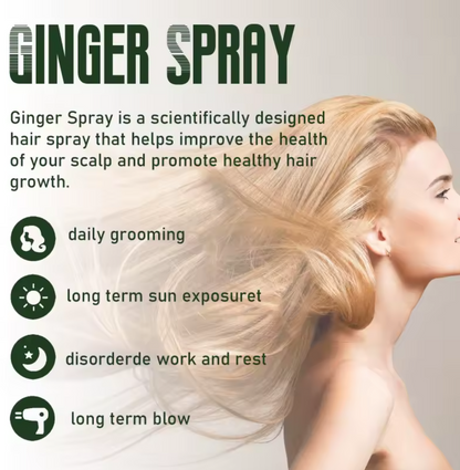 EELHOE Ginger Dense Hair Spray - Nourishing Hair Follicle & Anti-Hair Loss Herbal Support