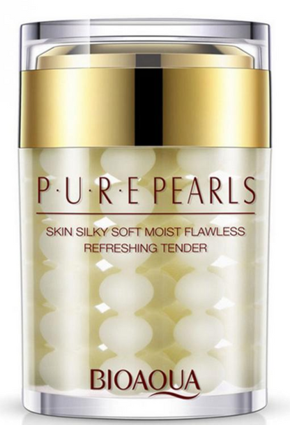 BIOAQUA Anti-Wrinkle Moisturizing Cream with Pure Pearl Essence for Removing Skin Spots and Acne, Anti-Aging, 60m